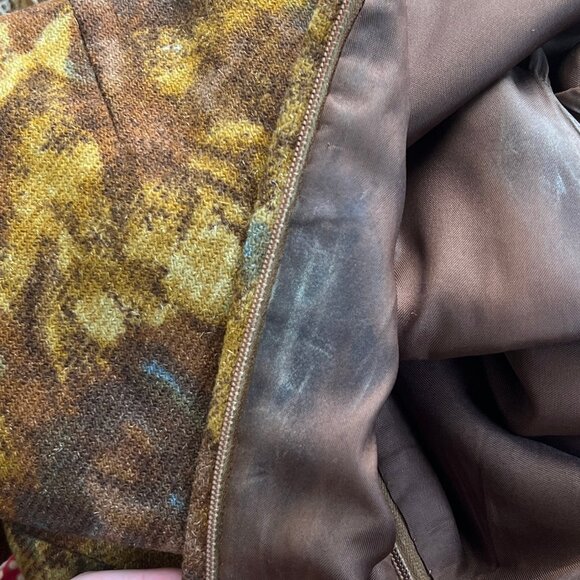 Vintage Parisian 1960's Mod Micro Mini Dress Short Sleeve Mid Century Modern 60s - Picture 7 of 8